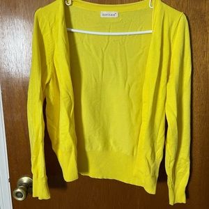 Yellow Cardigan (size S)